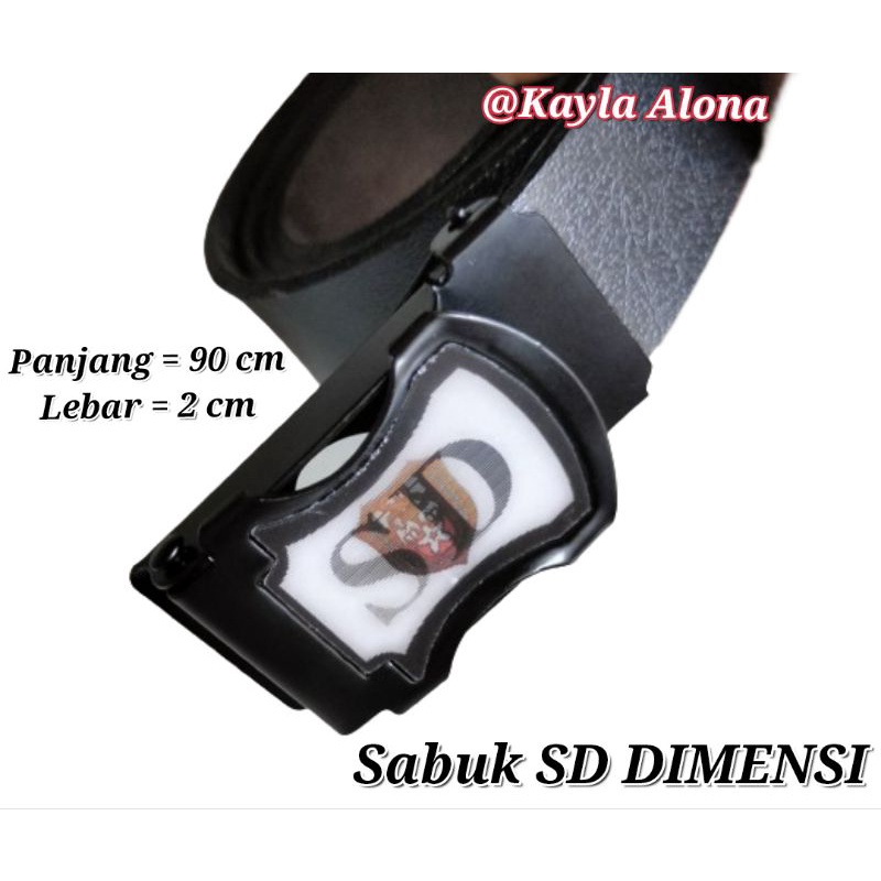 SABUK / GESPER / IKAT PINGGANG ANAK SEKOLAH  SD DIMENSI