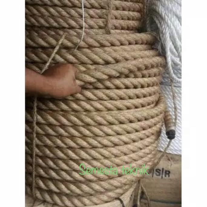 

\"\"\"\] Tali kapal tali tambang dadung Tali manila 25 mm per meter
