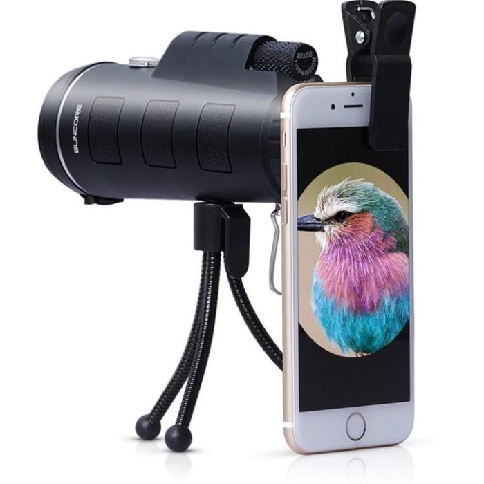 Teropong Monocular Magnification 40 X 60 Waterproof Suncore Teleskop