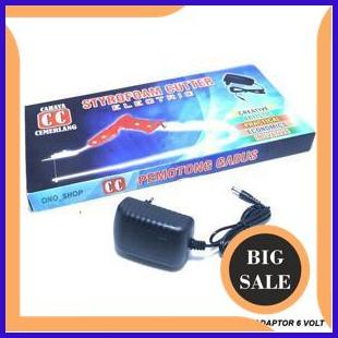 

Paket Alat Pemotong Styrofoam Cutter Electric + Adaptor 6 Volt onderdil 54PR23