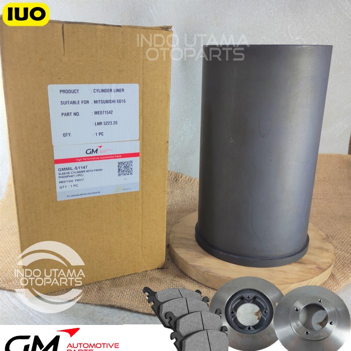 IUOS Liner Boring Fuso FM517 6D16 Sleeve Cylinder Liner GMMIL S1147 FINISH