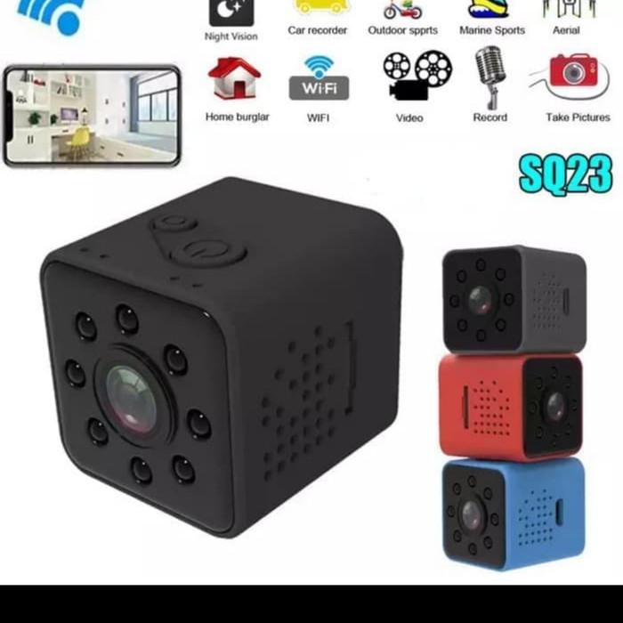 Spycam Kamera Mini Sq23 Wifi Waterproof Full Hd 1080P/Kamera Action