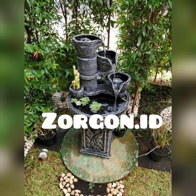 Terlaris Air Mancur Minimalis 3 Kendi / Pancuran Air / Kolam Ikan
