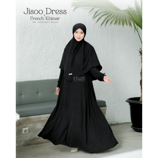 Gamis Crincle Airflow Jisoo Dress By Etuzi