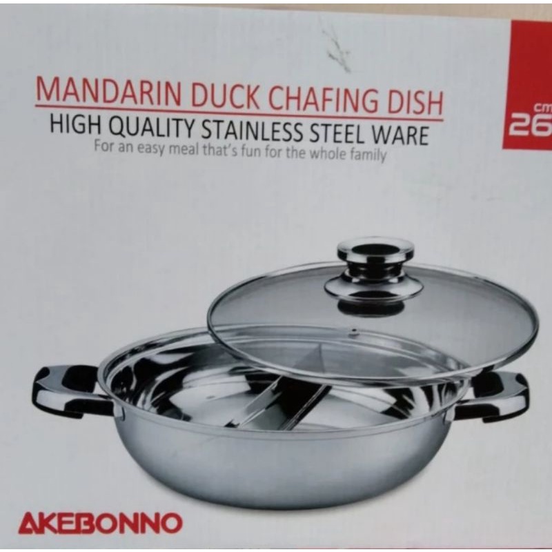 AKEBONNO PANCI SHABU 26 CM SEKAT STAINLESS