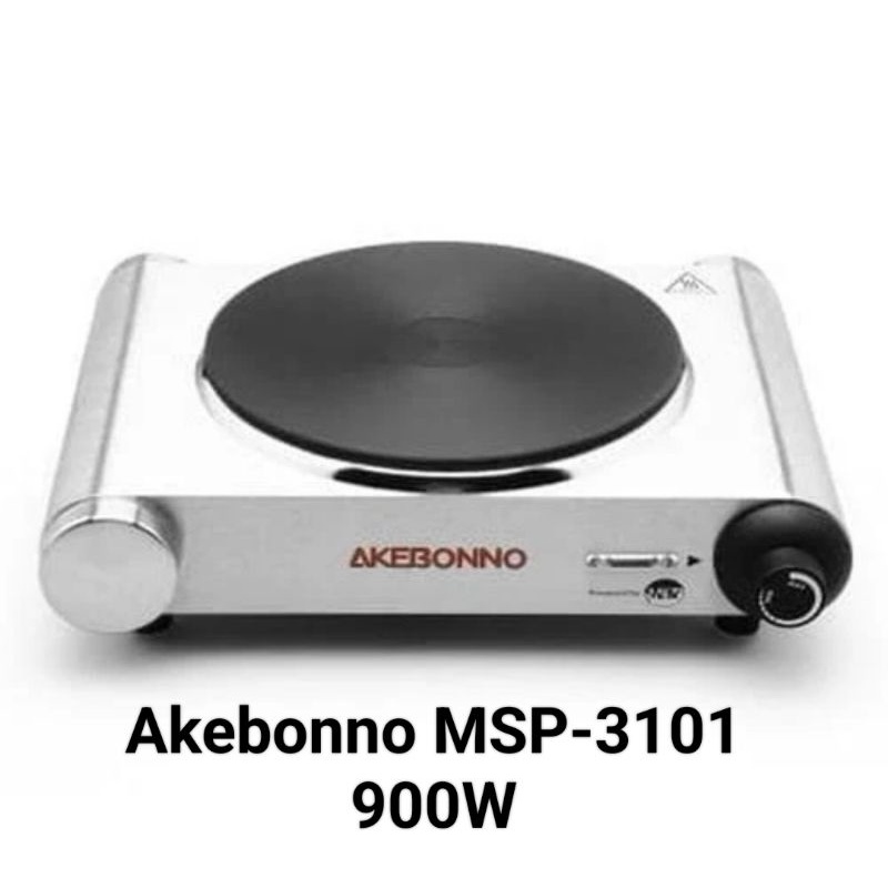 AKEBONNO KOMPOR LISTRIK 900W MSP 3101 STAINLESS