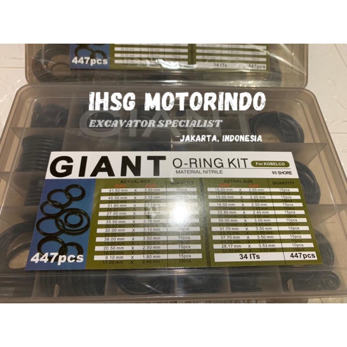 IGMO Oring Box Giant Kobelco Oring Kit Kobelco Giant