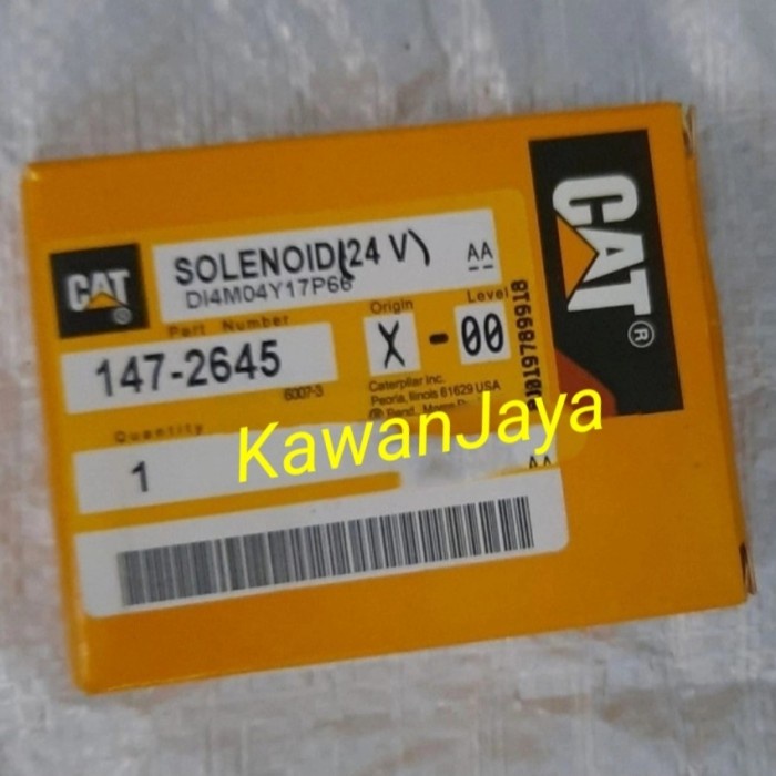 KJPT Solenoid 147-2645 1472645 24V replacement