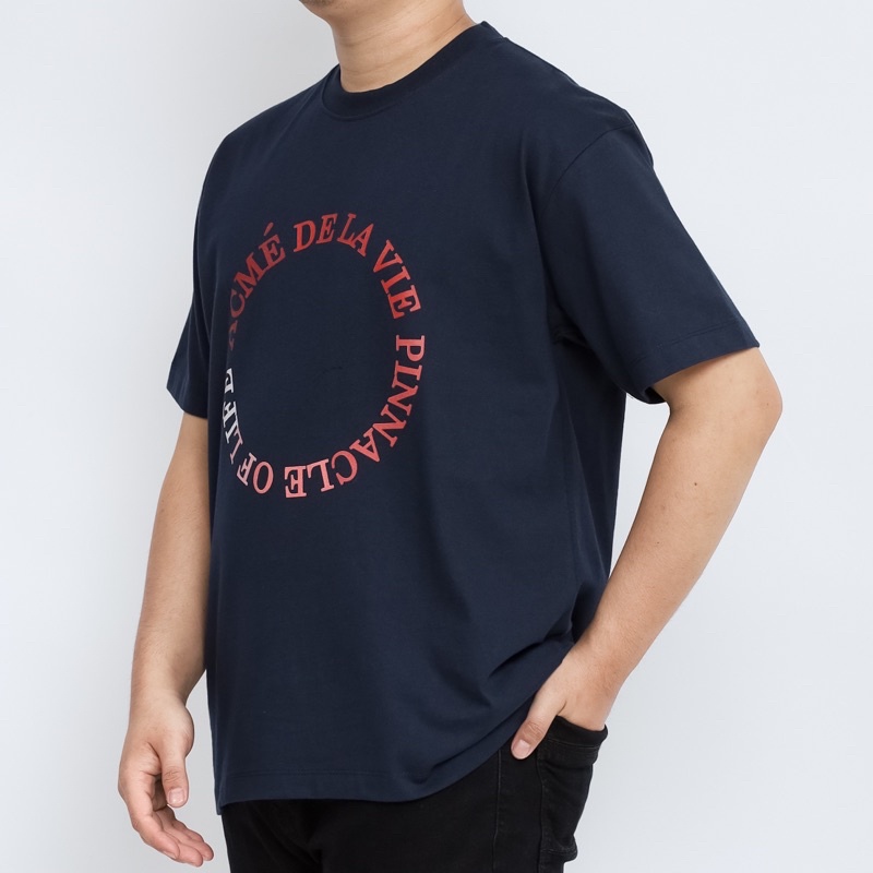 ADLV. Circle Logo Navy Tee