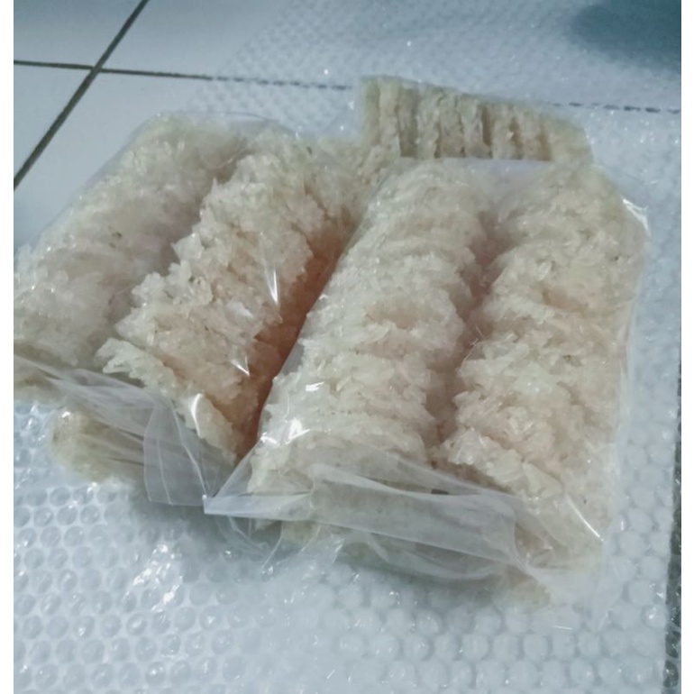 

rengginang mentah rasa putih ori 1bks isi 20pcs mengembang pas di goreng