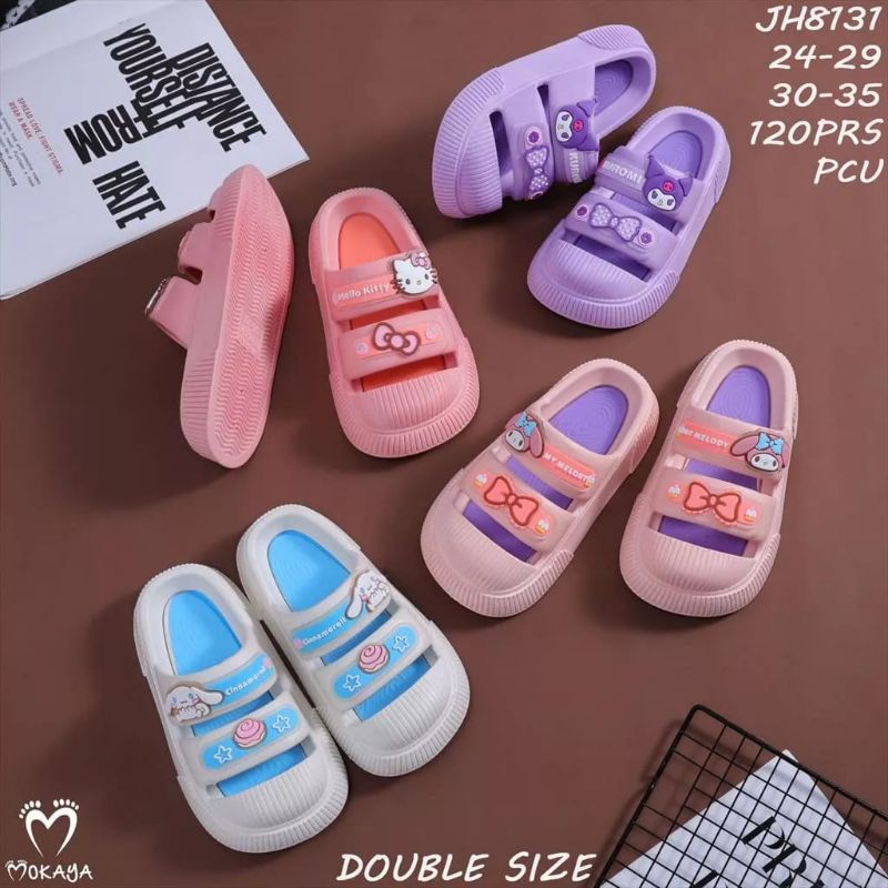 MOKAYA JH-8131 SANDAL ANAK IMPORT EMPUK KARET JELLY