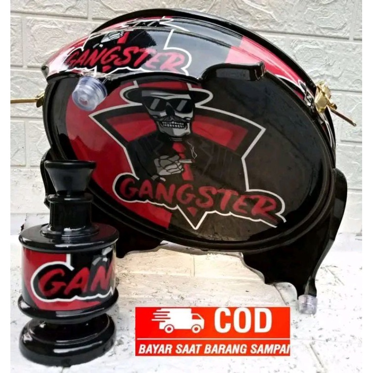 TEBOK LOVEBIRD PVC BATMAN DECAL MOTIF GASTER