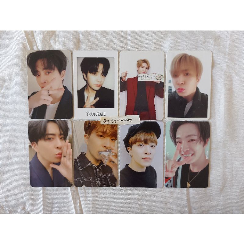 GOT7 PC PHOTOCARD YOUNGJAE TRADING CARD POLA POLAROID 6TH FAN MEETING ONCE UPON A TIME FL FLIGHTLOG 