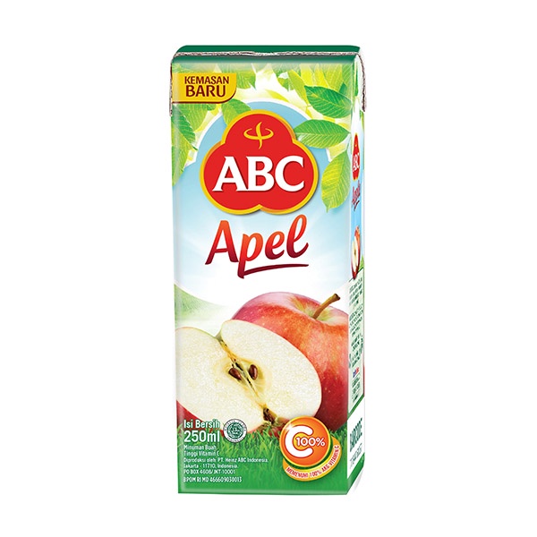 

ABC JUICE APPLE 250 ML - JUS