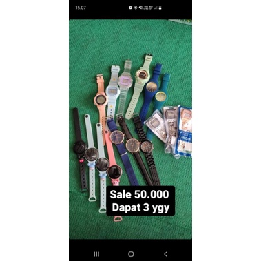 JAM TANGAN SALE 50RB DPT 3 PCS