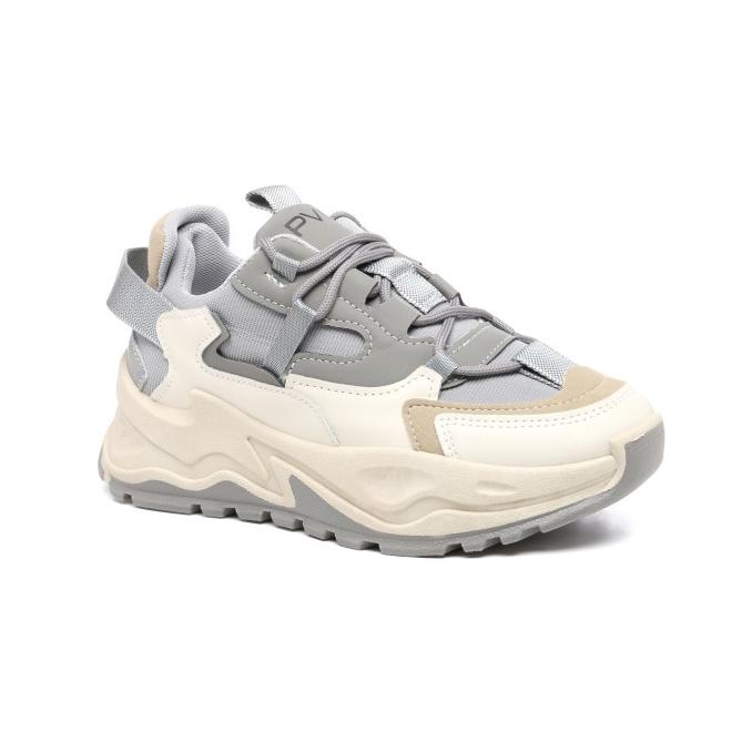 Promo PVN Jungkook Sepatu Sneakers Wanita Sport Shoes Krem 129