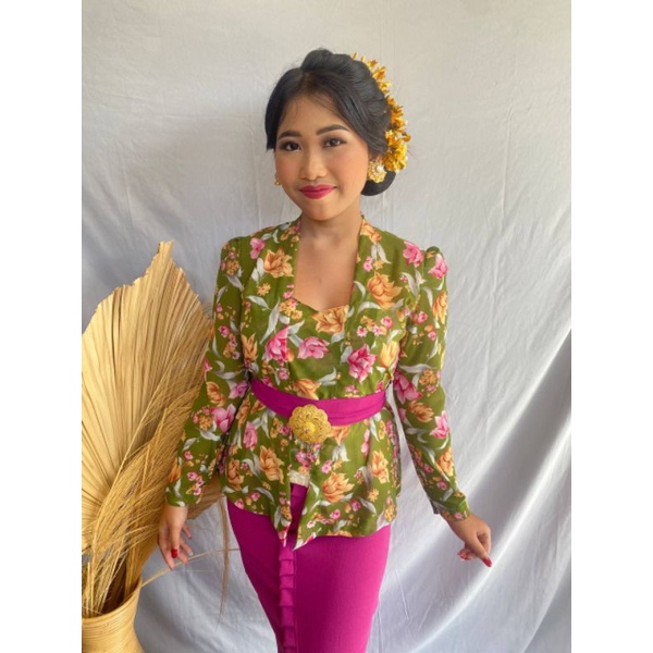 Kebaya Bali By Ani Kebaya Kutubaru Sifon Bunga