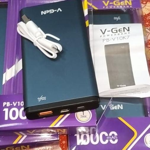 powerbank V-GEN platinum V10K7 fast charging 10000mah power bank vgen
