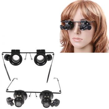

Gorelax Kacamata Pembesar Reparasi Jam Perhiasan 20x Magnifier 9892A
