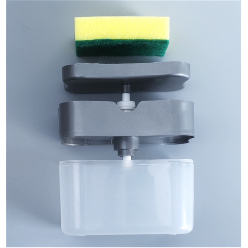 Dispenser Spons Cuci Piring Pump Holder Pencet Pompa Sabun Otomatis - BUM