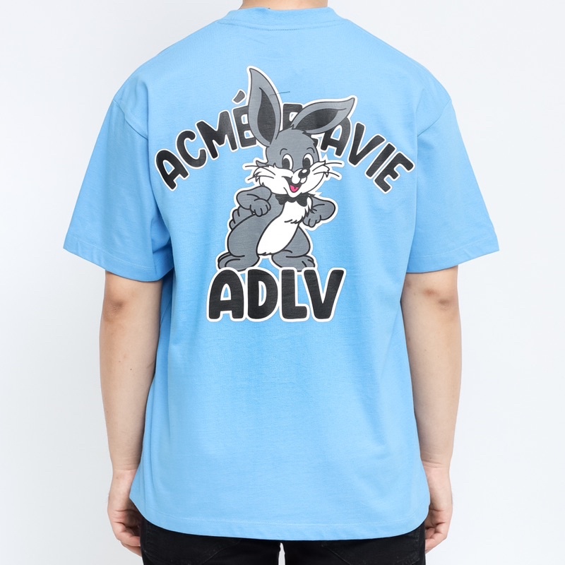 ADLV. Cartoon Rabbit Blue Tee