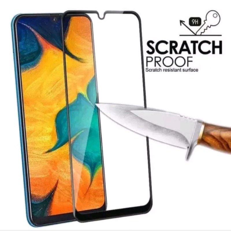 Tempered Glass Full Samsung A50 / A50S / A30 / A30S / A20 / A20S / A10 / A10S / A70 / A70S / A80 / A90 / A90 5G   Anti Gores Full Layar 5D/9D/99D