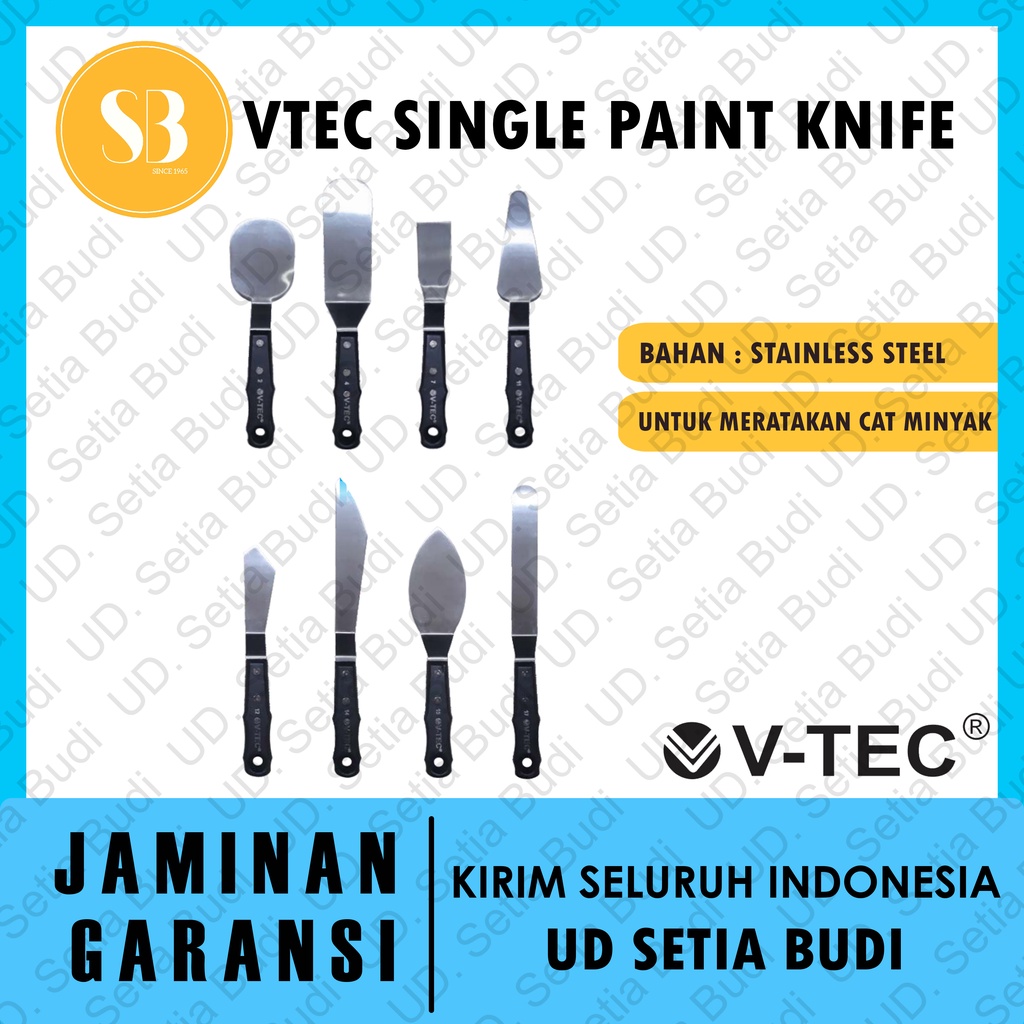 Painting Knifes Pisau Palet Lukis V-tec Satuan ( Besar )