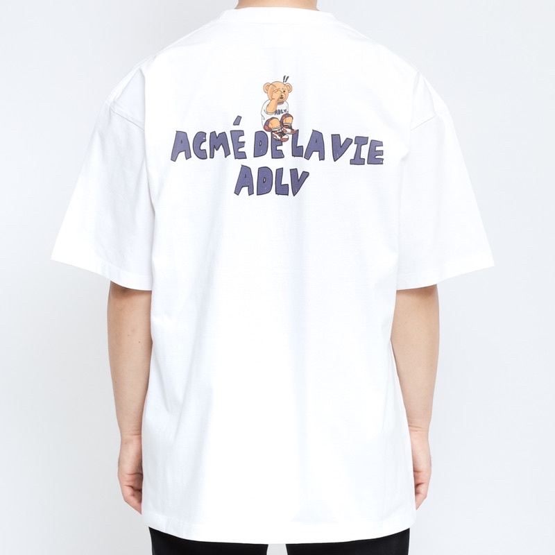 ADLV. Check Pants Bear White Tee