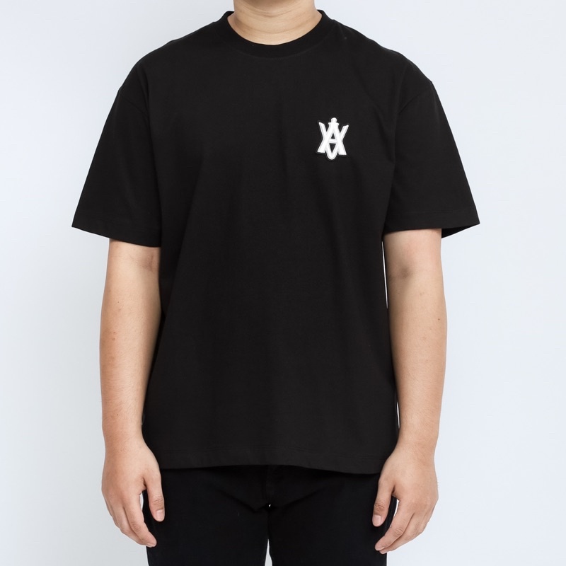 ADLV. A Logo Emblem Black Tee