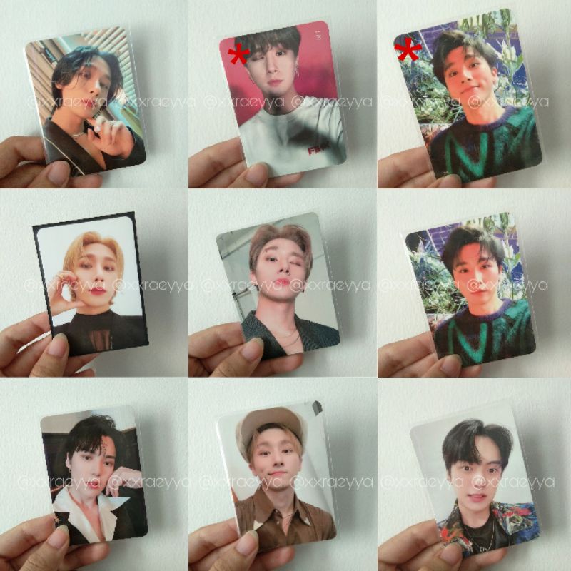 [READY] CLEARANCE SALE PHOTOCARD MONSTA X NO LIMIT/SOL/AYT/FOLLOW/WAH/FANTASIA/JIA BENEFIT JEWEL HYU