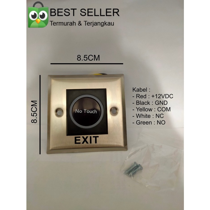 Exit Button No Touch