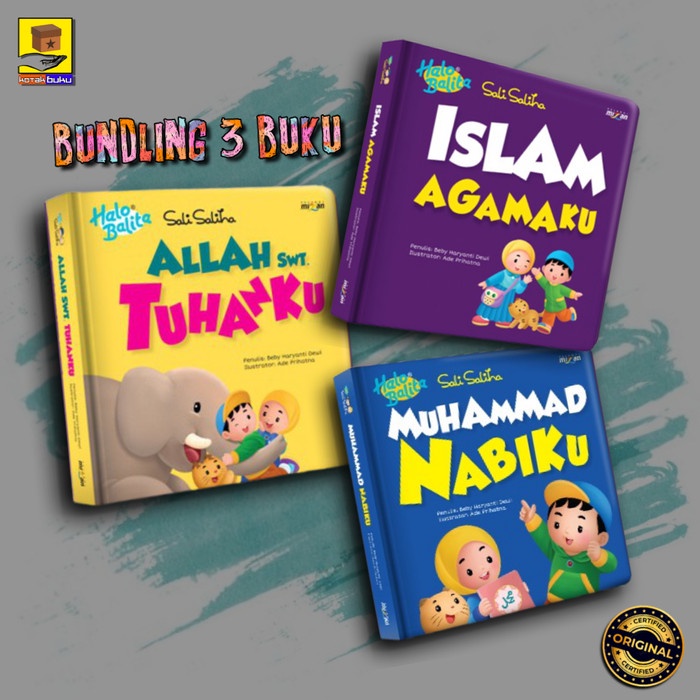 Terlaris Boardbook Anak Islami / Boardbook Allah Tuhanku / Boarbook Anak