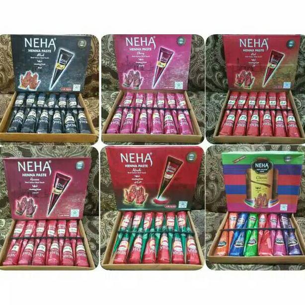 

[12 PIS / SATU LUSIN] NEHA HENA PASTE .