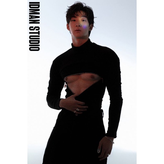 Turtleneck Sweater Zipper Black Series