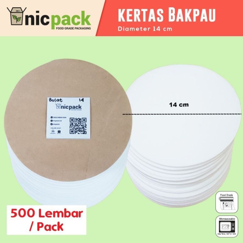 

Kertas Alas Bakpao Bulat Diameter 14 cm