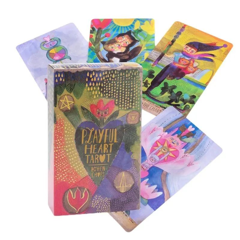 Playfull Heart Tarot 12x7cm tanpa guide manual