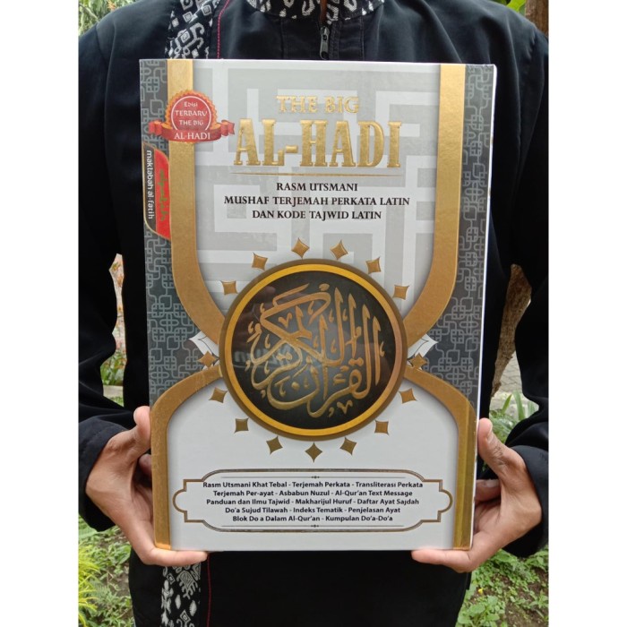 Alquran THE BIG AL HADI A3/perkata latin/untuk lansia