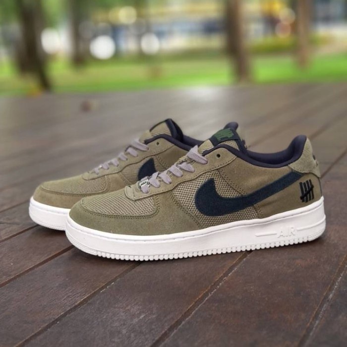 Sepatu Nike Air Force One X Undftd - Army Black