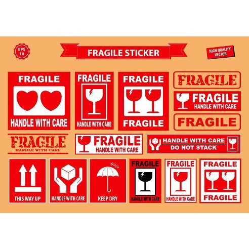 

CETAK STICKER FRAGILE DENGAN LOGO TOKO