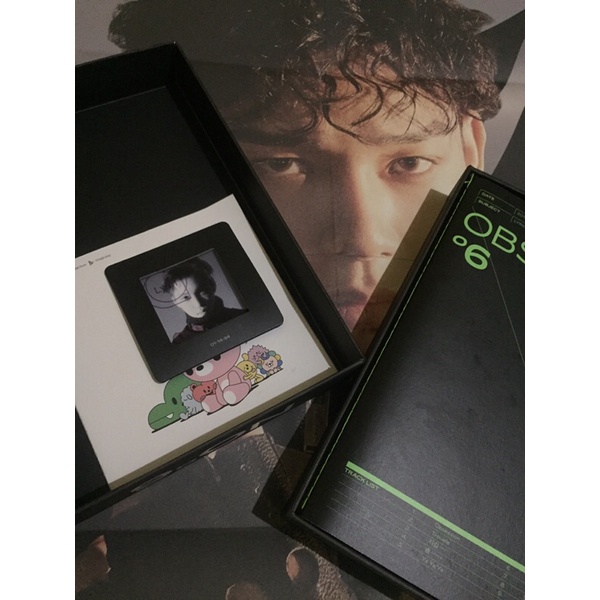EXO obsession album+poster+kai trans pc
