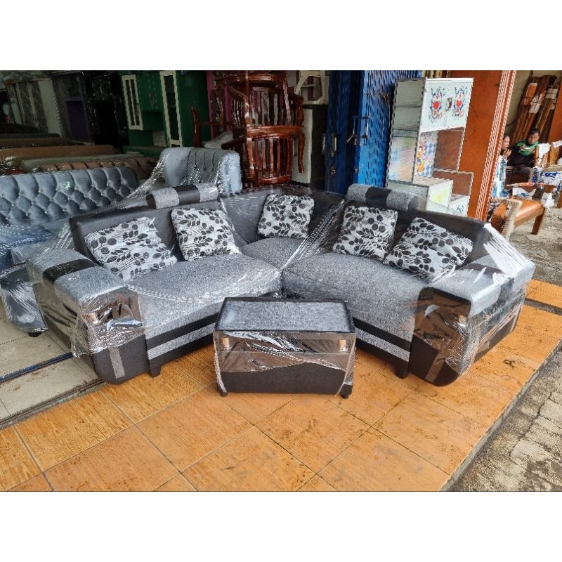 PROMO SOFA L SUDUT / SOFA MINIMALIS MURAH CANTIK MONACO ANGSA ANEKA WARNA BEST SELLER