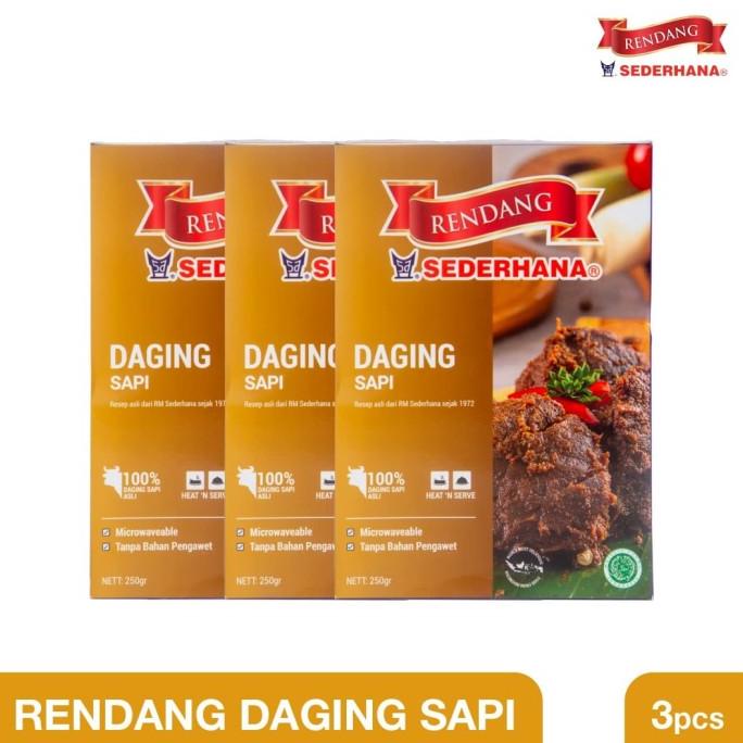 

Promo Paket Triple Rendang Sederhana - Daging Sapi