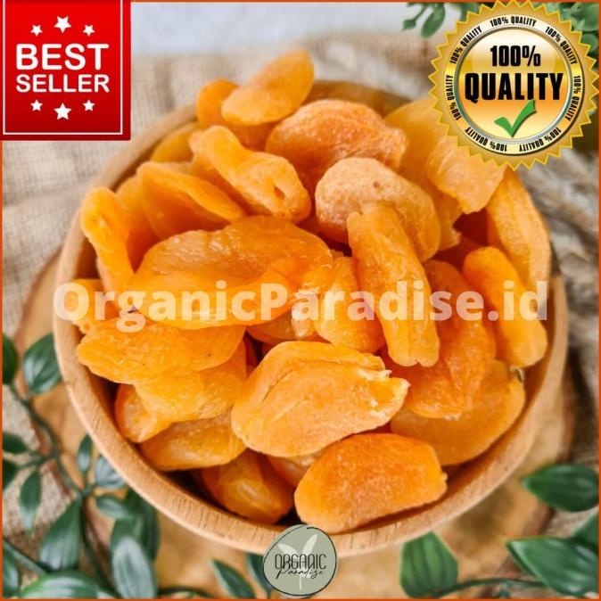 

Promo Dried Apricot Organic Paradise 500 gram PREMIUM QUALITY