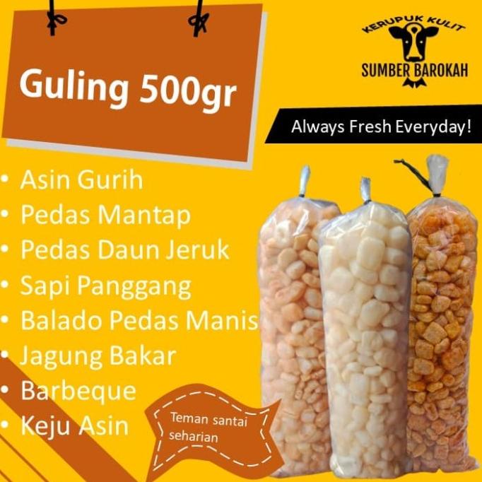 

Promo Kerupuk Kulit Sapi Asli Matang 500 Gram | Krupuk Rambak Sapi | Jangek