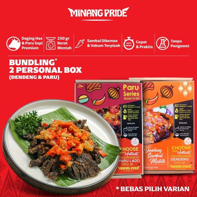

Promo Bundling 2 box 250gr Dendeng dan Paru