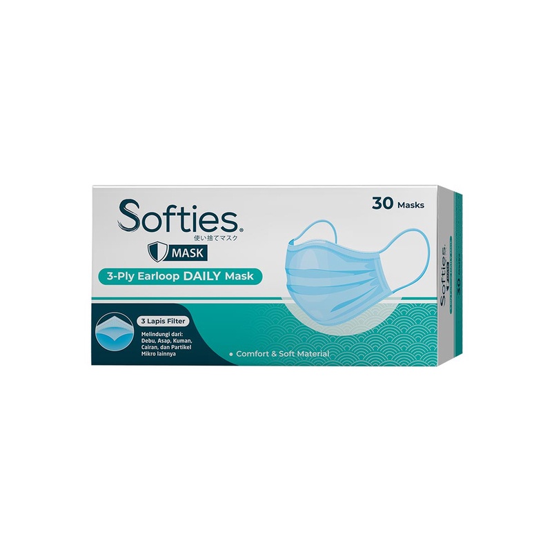 Softies Daily Masker 30'S 3Ply