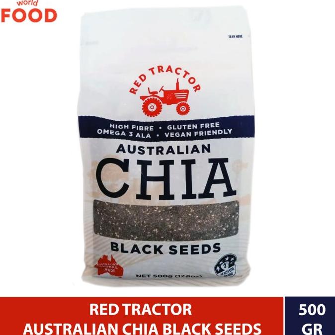 

Promo RED TRACTOR AUSTRALIAN CHIA BLACK SEEDS 500GR