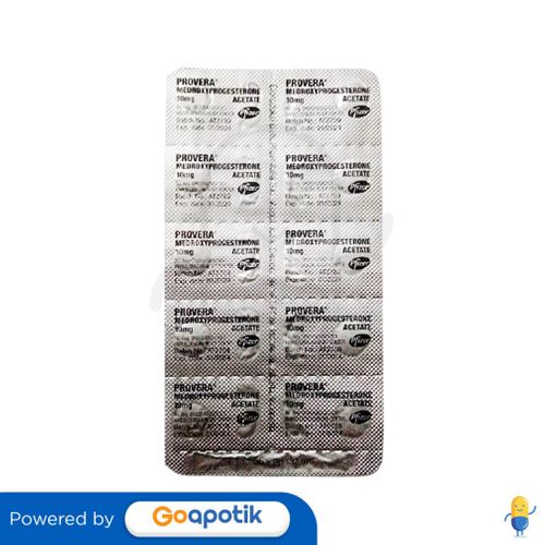 PROVERA 10 MG BLISTER 10 TABLET