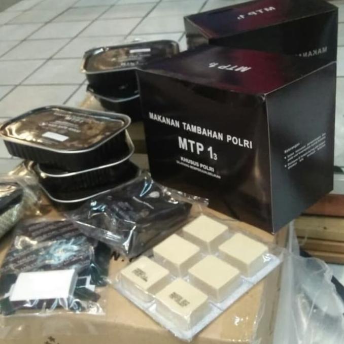 

Promo RATION MTP Survival Food Makanan POLRI Tambahan Emergency Protein TNI