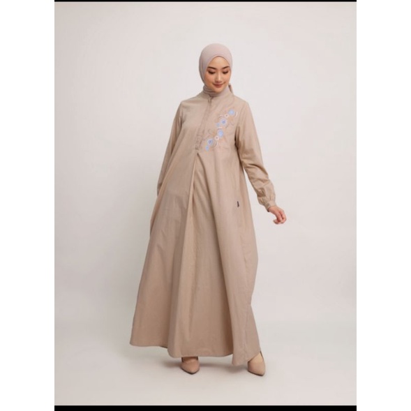 Elzatta Gamis Katun Print Granda motif bunga cantik new trendy 2023
